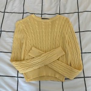 Yellow sweater